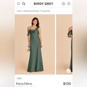 Birdy Grey eucalyptus Freya Gown